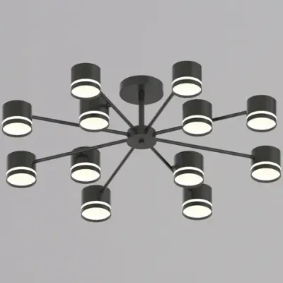 89730-0.3-12 GX53 BK светильник потолочный Reluce, GX53х12