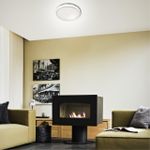 2045/DL PALE SN 089 Светильник пластик/белый/прозрачный LED 48Вт 4000K D400 IP43 GINO