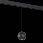 ST354.433.12 Магнитный трековый светильник подвесной Черный LED 1*12W 3000K 750Lm Ra>80 36° IP20 D100xH92 48V