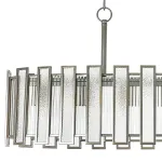 712164 Люстра AGAVE 6х40W E27 СЕРЕБРО С ПАТИНОЙ/ПРОЗРАЧНЫЙ Lightstar