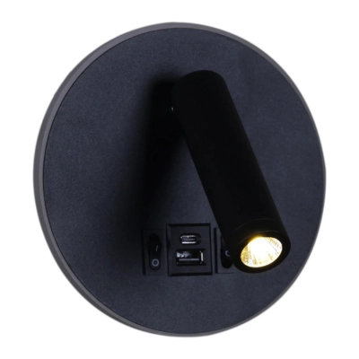86203-9.2-001KT LED12W+USB BK светильник настенный Reluce, LED