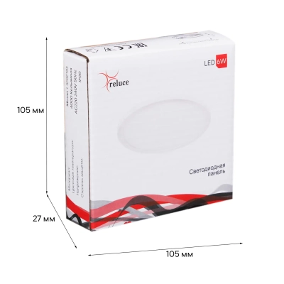 70601-9.0-001OL LED6W WH 4000K панель светодиодная Reluce Technical, LED
