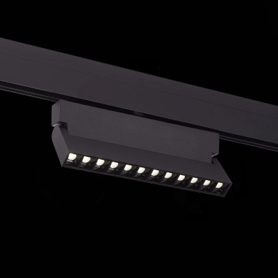 ST362.446.12 Магнитный трековый светильник Черный LED 1*12W 4000K 1 009Lm Ra>80 36° IP20 L219xW22xH134 48V