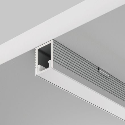 Алюминиевый профиль накладной 8x9 (Серебро, 2 м), ALM-0809-S-2M 631010. TM Maytoni