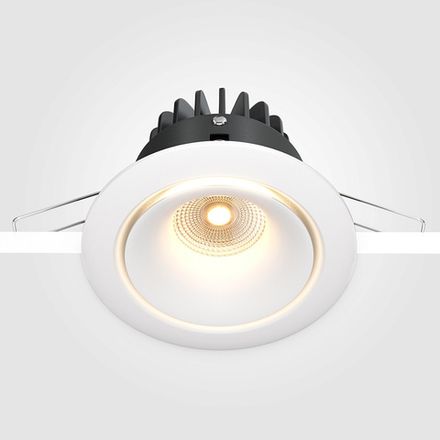 Встраиваемый светильник Yin 3000K 1x12Вт 60° Dim Triac, DL031-L12W3K-D-W. TM Maytoni