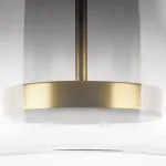 804018 Люстра CUPOLA LED 1х18W 900LM ЗОЛОТО/ДЫМЧАТЫЙ 3000K Lightstar