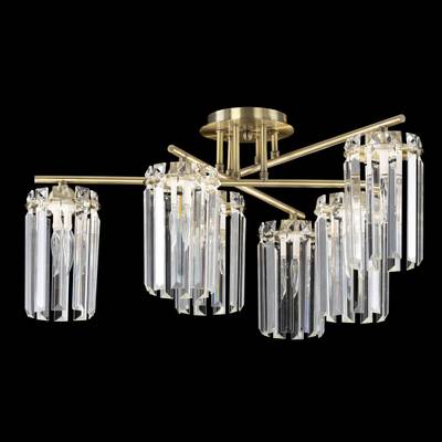 Citilux AXIS CL313263 Люстра хрустальная потолочная Бронза