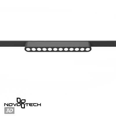 359242 SHINO NT23 047 черный Трековый светильник для низковольтного шинопровода IP20 LED 12W 48V 1140Лм 3000К SMAL