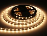 Светодиодная лента с регулировкой температуры света GS4101 5050 60Led/ 14W m/ 24V IP20 CCT 3000-6500K/ 5000*10*1.87mm/ кратность резки 25mm (3 конт.)