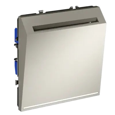VLS010703 Выключатель встраиваемый VOLTUM S70 карточный 16А, (кашемир). (ТМ Maytoni)