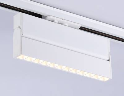 Светильник светодиодный трековый GL6815 WH белый LED 12W 3000K 24° 230*22*87