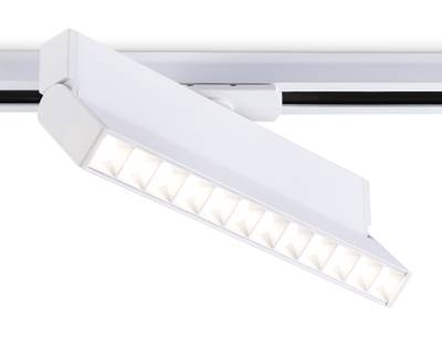 Светильник светодиодный трековый GL6816 WH белый LED 12W 4200K 24° 230*22*87