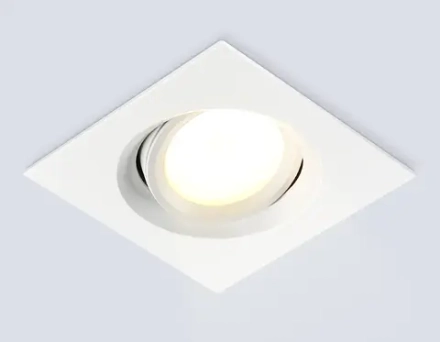 Светильник встраиваемый TN1143 WH белый IP44 GU5.3 95*95*38