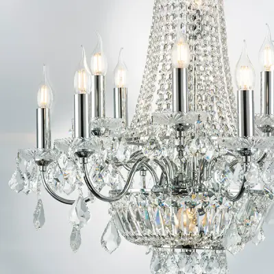 700164 Люстра подвесная CLASSIC 16х60W E14 ХРОМ Lightstar