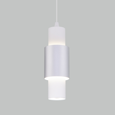 Подвесной светодиодный светильник 50204/1 LED белый/матовое серебро, LED