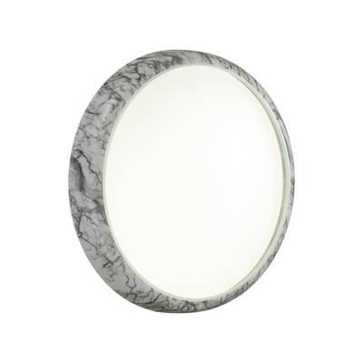 7638/DL COLOR SN 84 Светильник пластик/бел. мрамор LED 48Вт 4000K D410 IP43 MRAMO WHITE
