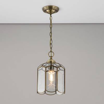 Citilux Витра-2 CL442210 Подвесной светильник витражный Бронза