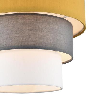 8038/1 MODERNI LN26 187 никель/желтый/серый/белый, металл/текстиль Подвесной светильник Е27 60W 220V ILAIDA