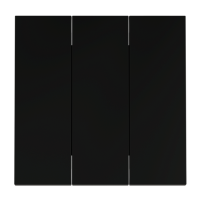 VLS000508 Клавиши для выключателя/переключателя трехклавишного, S70 (черный матовый). (ТМ Maytoni)