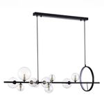 SL1165.423.15 Светильник подвесной ST-Luce Черный/Прозрачный G4 10+1*5W 4000K