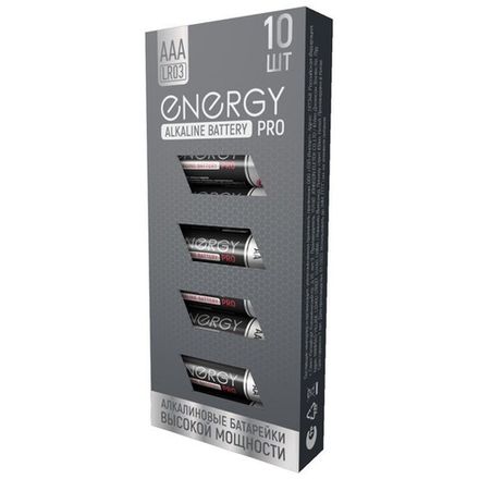 Батарейка алкалиновая Energy Pro LR03/10K (ААА)