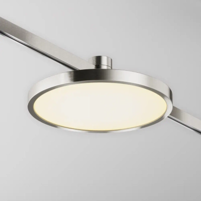 Трековый светильник Плато / Plato Flarity 3000K 10Вт 120°, TR153-1-10W3K-PT. TM Maytoni