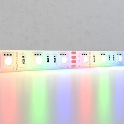 Светодиодная лента 12В 5050 14,4Вт/м Цветная (RGB) 5м IP20, 10134. TM Maytoni