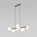 Подвесной светильник со стеклянными плафонами 10272 Estera Wood, G9х7