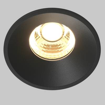 Встраиваемый светильник Round 2700K 7Вт 60°, DL058-7W2.7K-B. TM Maytoni