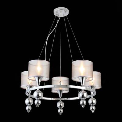 SLE107103-05 Светильник подвесной Хром/Серебристый E14 5*40W