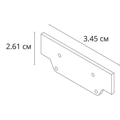 Заглушка для профиля Arte Lamp TRACK ACCESSORIES A631005E