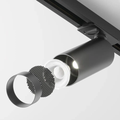 Трековый светильник Фокус / Focus LED Unity 3000K 12Вт 50°, TR021-1-12B3K-W-B. TM Maytoni