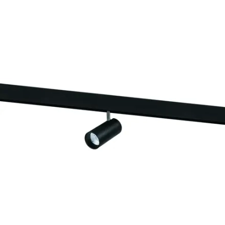 209247 Светильник 48V для 1-фазного трека UNO LED 15W 1200LM 28G ANTIGLARE ЧЕРНЫЙ МАТОВЫЙ 4000K