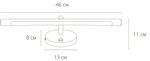Подсветка для картин Arte Lamp RONNIE A8025AP-1GO, 1хLED