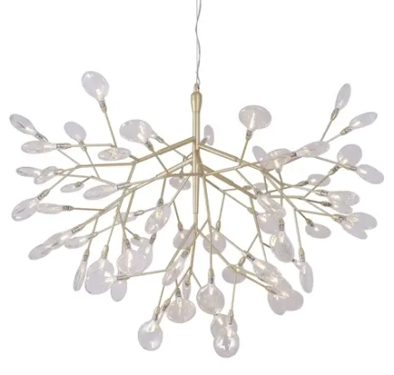 Светильник подвесной Crystal Lux EVITA SP63 GOLD/TRANSPARENT 1692/263