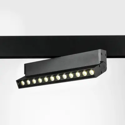 259047 Светильник 48V поворотный д/трека UNO LED 12W 800LM 24G ЧЕРНЫЙ МАТОВЫЙ 4000K Lightstar