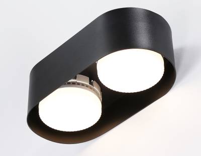 Светильник накладной TN70821/2 BK черный GX53/2 max 12W 200*100*60