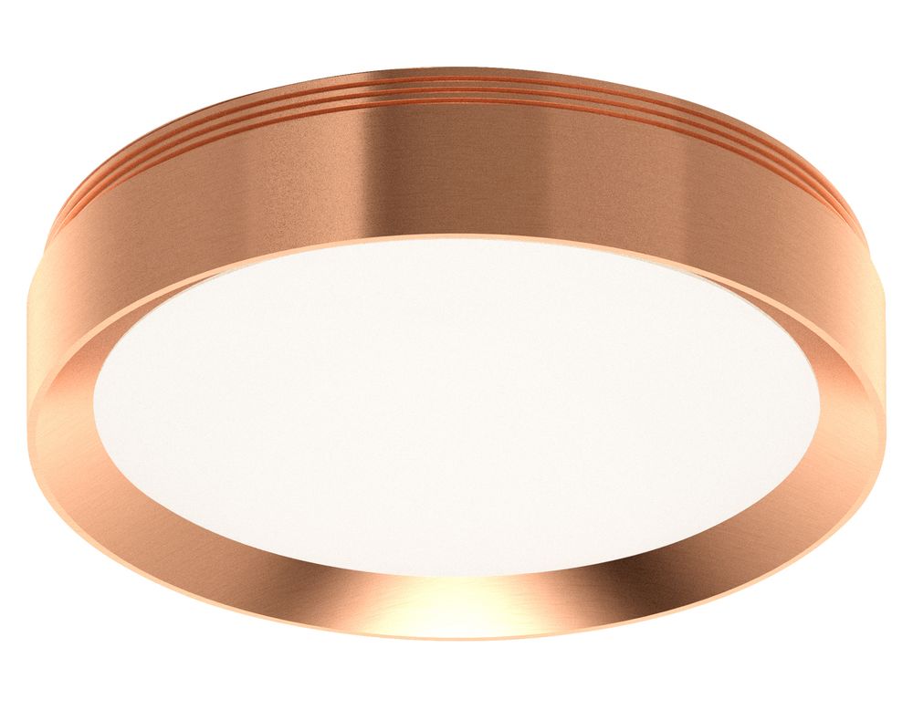 Насадка передняя для корпуса светильника N8126 PPG золото розовое полированное D85*H18,5mm Out15mm GX53