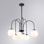 Люстра на штанге Arte Lamp MEBSUTA A1675LM-6BK, 6хE14