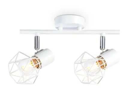 Накладной светильник TR8628/2 WH/CH белый/хром E27*2 max 40W 260*91*175