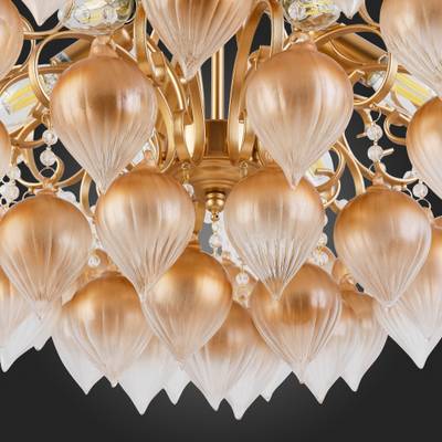 SL659.303.06 Люстра подвесная ST-Luce Золотистый/Золотистый E14 6*40W