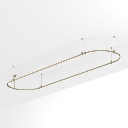 Основание ART-APRIORI-OVAL-ROD-400-4000x1000 (OG) (Arlight, IP20 Металл, 3 года)