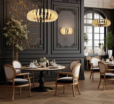 Люстра подвесная Marine FL1094-6P, LED