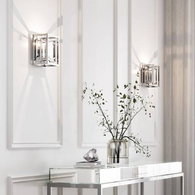 Настенный светильник с хрусталем 312/1 Strotskis, E14х1
