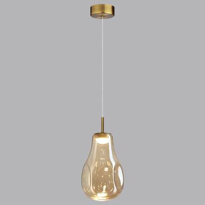 5098/4L PENDANT ODL25 423 античн.бронза/янтарный/металл/стекло Подвес LED 4W 4000K 388Лм NAVE