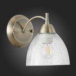 SLE104401-01 Светильник настенный Бронза/Прозрачный E27 1*60W