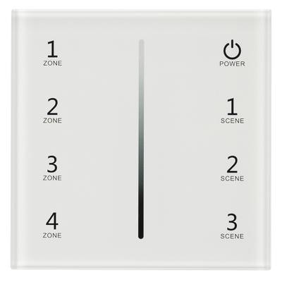 Панель Sens SMART-P29-DIM White (230V, 4 зоны, 2.4G) (Arlight, IP20 Пластик, 5 лет)