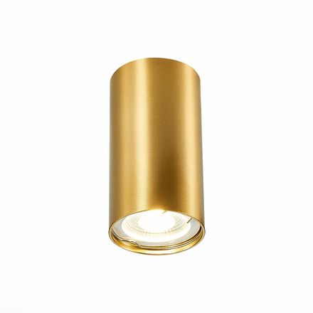 ST110.207.01 Светильник потолочный Золотистый GU10 1*50W  IP20 D54xH100 220V Без ламп