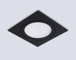 Светильник встраиваемый TN6609 BK черный IP44 GX53 max 15W 110*110*23