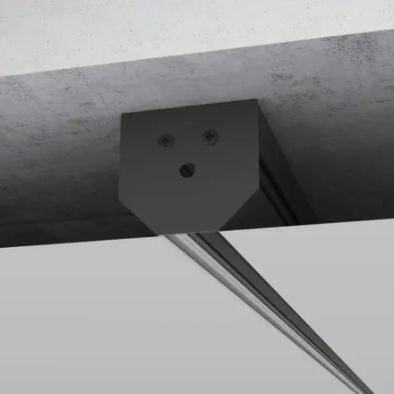 Slim Magnetic Заглушки для шинопровода в натяжной потолок 85204/00 черный 2 шт. 85206/00